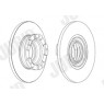 Jurid 563125JC-1 - Brake Disc (Rear)