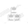 Jurid 572632J - Brake Pad Set (Rear)