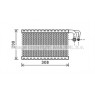 AVA BWV399 - Evaporator (A/C)