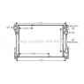 AVA MSA2575 - Radiator