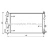 AVA OL2546 - Radiator