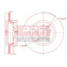 PPF DS6633 - Brake Disc (Rear)