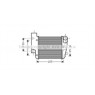 AVA AIA4304 - Intercooler