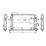 AVA OLA2467 - Radiator