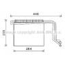 AVA MSV563 - Evaporator (A/C)