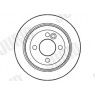 Jurid 563431JC-1 - Brake Disc (Rear)