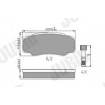 Jurid 573115J - Brake Pad Set (Rear)