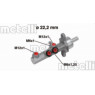 Metelli 05-0721 - Brake Master Cylinder