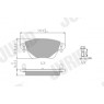 Jurid 573012J - Brake Pad Set (Rear)