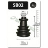 Shaftec SB02 - CV Boot Kit (Front Outer)