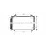 AVA TOA5594D - Condenser (A/C)