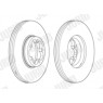 Jurid 563122JC-1 - Brake Disc (Front)