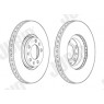 Jurid 562994JC-1 - Brake Disc (Front)