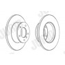 Jurid 561283J - Brake Disc (Front)