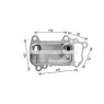 AVA BW3622 - Oil Cooler