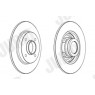 Jurid 562938JC-1 - Brake Disc (Rear)
