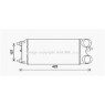 AVA FD4649 - Intercooler
