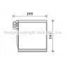 AVA KAV196 - Evaporator (A/C)