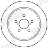 Jurid 562826JC-1 - Brake Disc (Rear)