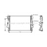 AVA MSA2356 - Radiator