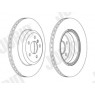 Jurid 563134JC-1 - Brake Disc (Rear)