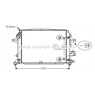 AVA OLA2460 - Radiator
