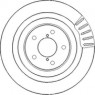 PPF DS6845 - Brake Disc (Rear)