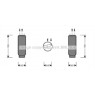 AVA ALD003 - Receiver Dryer