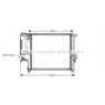 AVA BW2139 - Radiator