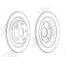 Jurid 563128JC-1 - Brake Disc (Rear)